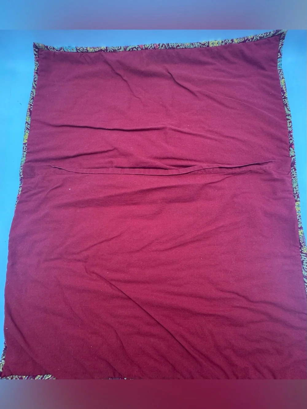 Pottery Barn Preppy Paisley Quilted Sham